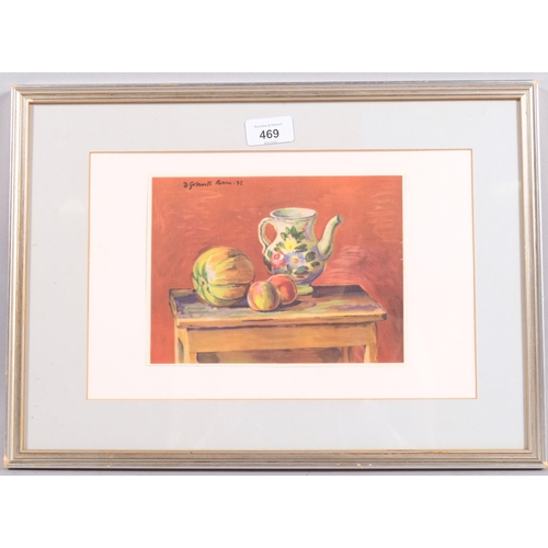 469 - **WITHDRAWN** Duncan Grant, Still Life With Jug, colour lithograph, printed by Chromoworks London 19... 