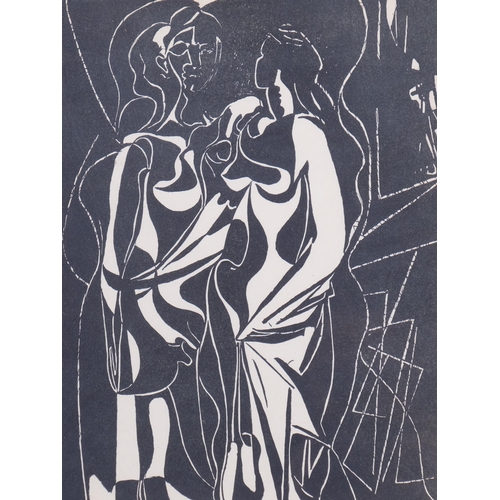 470 - Pablo Picasso, Helene Chez Archimede, lithograph after the woodcut, published Paris 1931, plate 28cm... 