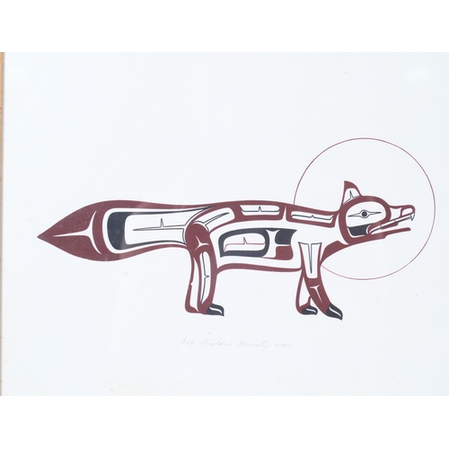 534 - A group of Canadian prints, including Haida, all signed in pencil