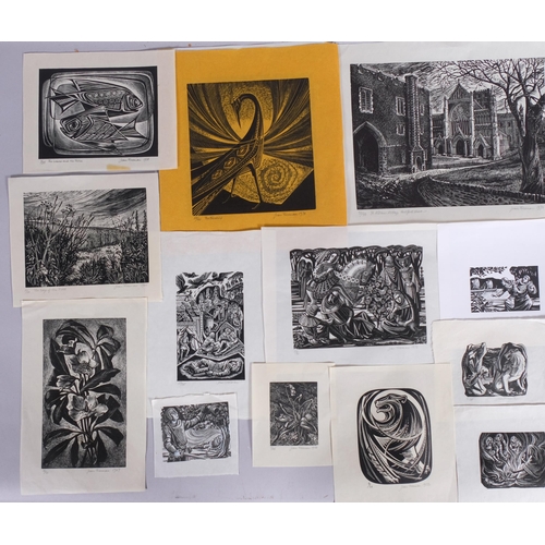 572 - Joan Freeman, 23 wood engravings, signed in pencil