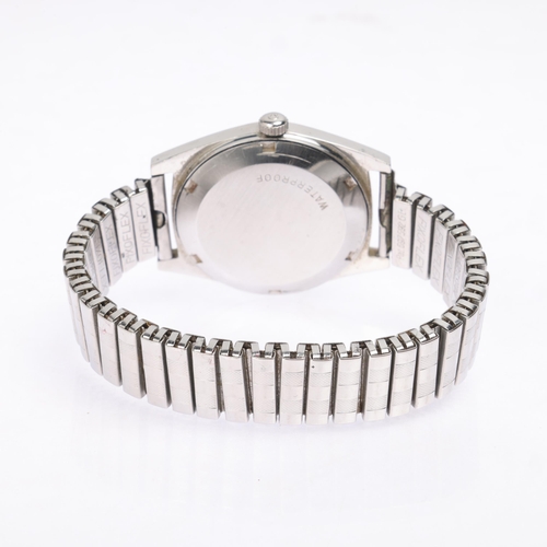 1005 - OMEGA - a Vintage stainless steel Geneve automatic bracelet watch, ref. 165.041, circa 1969, silvere... 