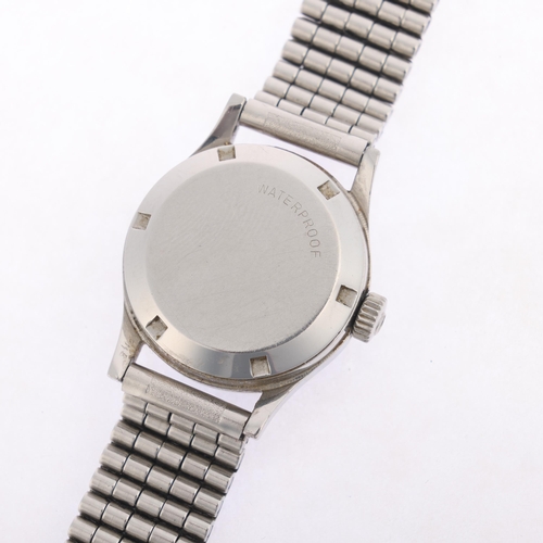 1021 - OMEGA - a lady's Vintage stainless steel Geneve automatic calendar bracelet watch, ref. 566.021, cir... 