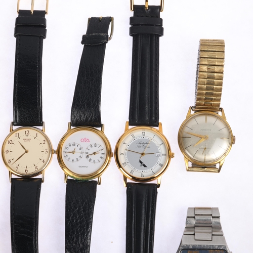 1040 - Various watches, including Longines quartz, Junghans, Avia, etc