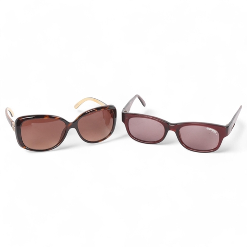 689 - 2 pairs of Carrera and Ted Baker sunglasses