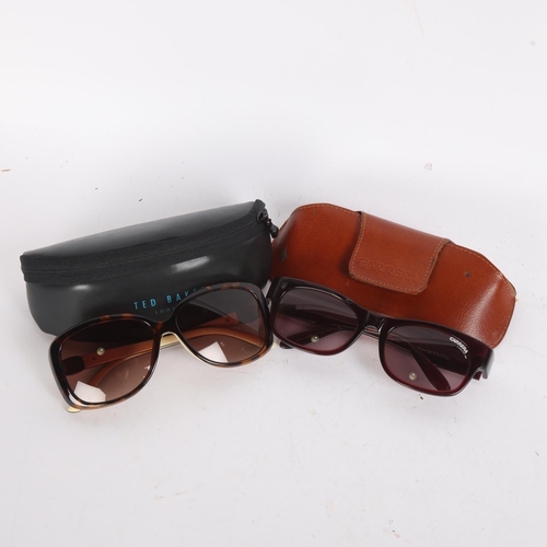 689 - 2 pairs of Carrera and Ted Baker sunglasses