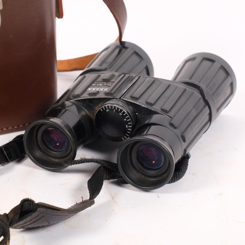 14 - ZEISS - a pair of West German 10x40B binoculars, serial no. 1882859, in fitted leather case