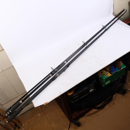 65 - 2 modern carbon-fibre fishing rods, comprising ECG Deploy 12ft, and ECG Synus R2 (2)