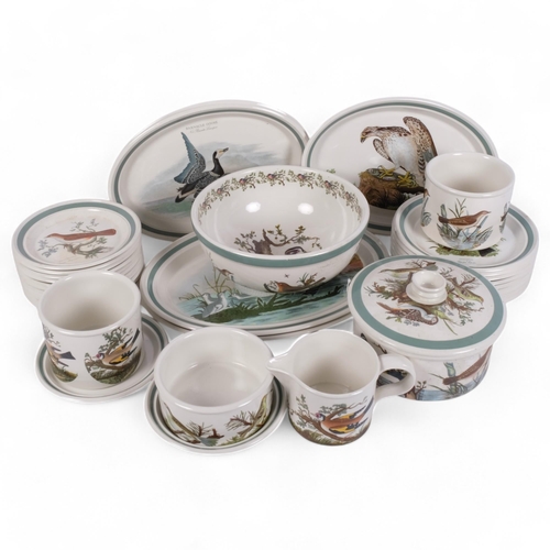 204 - PORTMEIRION - an extensive Port Meirion Birds Of Britain dinnerware, including a tureen and cover, o... 