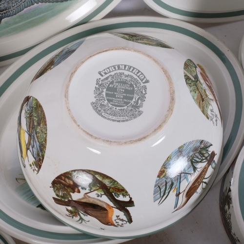 204 - PORTMEIRION - an extensive Port Meirion Birds Of Britain dinnerware, including a tureen and cover, o... 