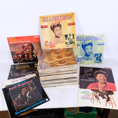 214 - A large collection of 33 and 1/3 vinyl albums, various artists including John William, Kai & Jay, Bo... 