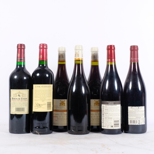 250 - 3 bottles of 2008 Ventoux, and 4 other bottles of French wine (7)