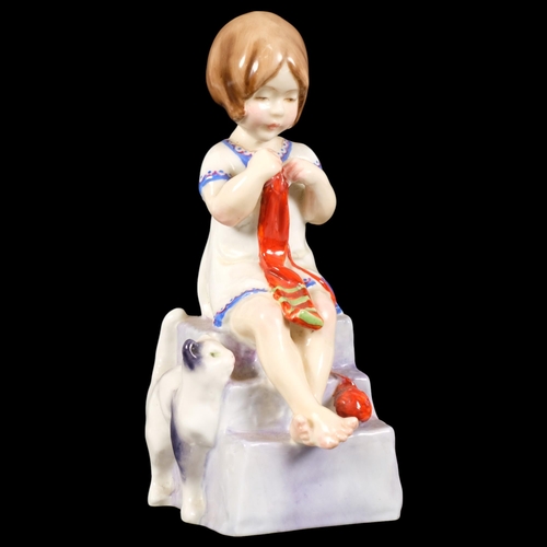 322 - Royal Worcester figure, Saturday's Child