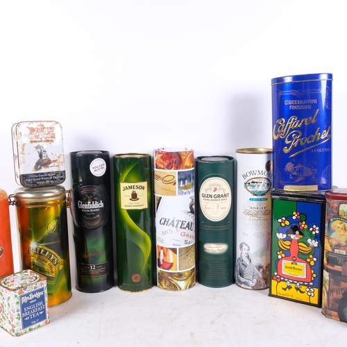 333 - A boxful of decorative tins