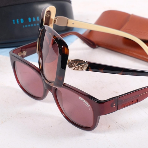 689 - 2 pairs of Carrera and Ted Baker sunglasses