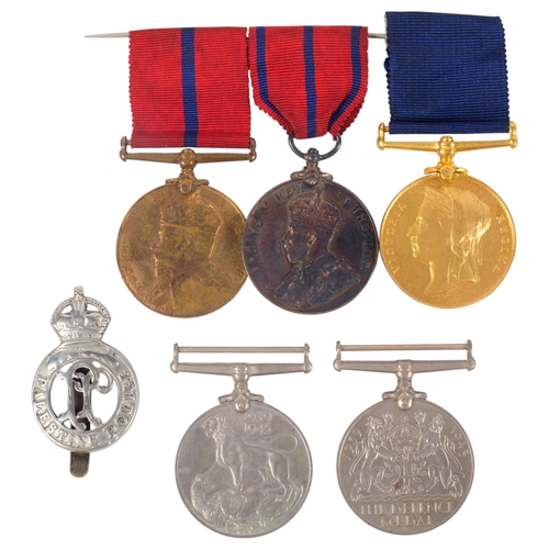 691 - 3 early 20th century and Victorian London Police medals, including 2 Coronation examples for 1902 an... 