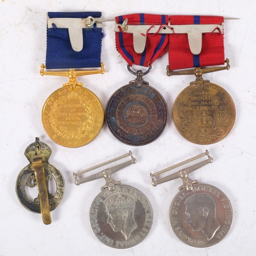 691 - 3 early 20th century and Victorian London Police medals, including 2 Coronation examples for 1902 an... 