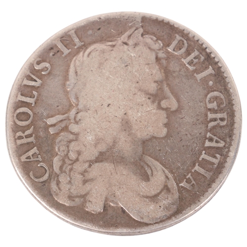 32 - A Charles II (1660-1685) silver Crown, 39mm, 29.3g