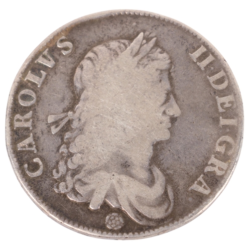 34 - A Charles II 1662 silver Crown, 40mm, 29.3g