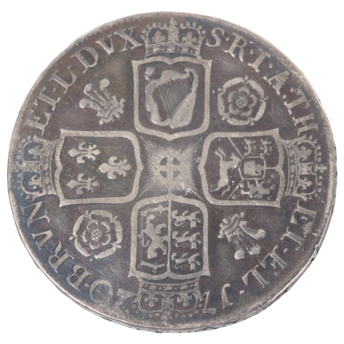 40 - A George III 1720 silver Crown, 39mm, 29.6g