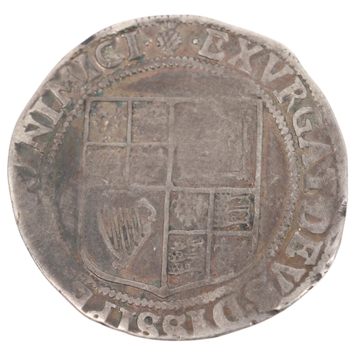 52 - A James I (1603-25) silver shilling, 1st coinage 1603-4 with thistle, 30mm, 5.8g