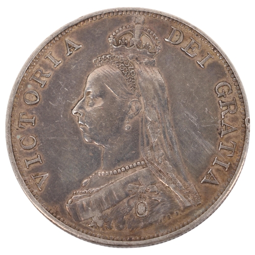 81 - A Queen Victoria silver 1890 Double-Florin, 36mm, 22.6g