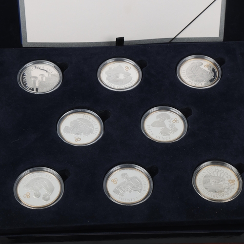 3 - A Royal Mint, Queen Elizabeth II, Eightieth Birthday Silver Proof Coin Collection 2006, issue of 17 ... 