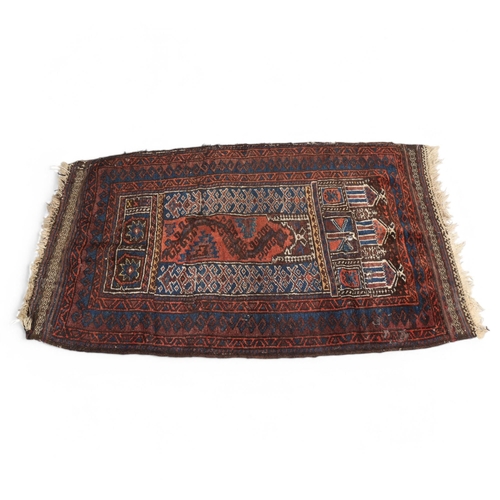 504 - A Beluch prayer rug, East Persia early 20th century