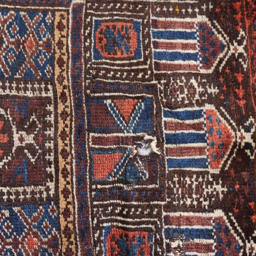 504 - A Beluch prayer rug, East Persia early 20th century