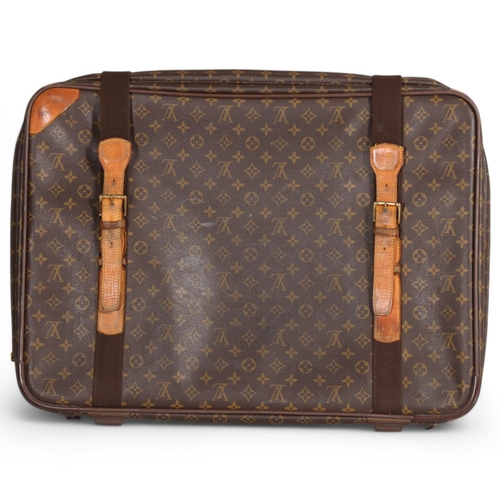 510 - LOUIS VUITTON - a Louis Vuitton Monogram suitcase, approx 65cm x 46cm