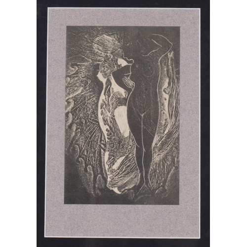 766 - Man Ray  photogram for Mr Knife and Miss Fork, Paris 1931, 17cm x 11cm, mounted