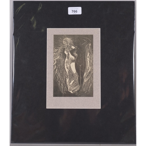 766 - Man Ray  photogram for Mr Knife and Miss Fork, Paris 1931, 17cm x 11cm, mounted