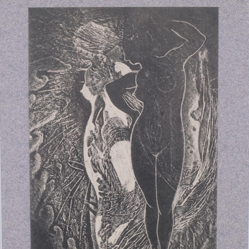 766 - Man Ray  photogram for Mr Knife and Miss Fork, Paris 1931, 17cm x 11cm, mounted