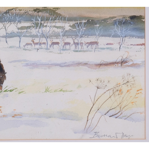 772 - Bernard Bays (1910 - 1994), Late Ride, watercolour, 26cm x 35cm, framed