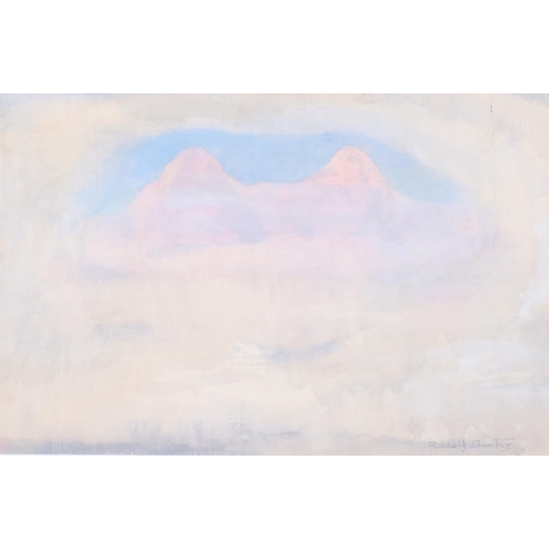 777 - Rudolf Sauter (1895 - 1977), The Grand Canyon In Clouds, watercolour, 1971, 38cm x 56cm, framed