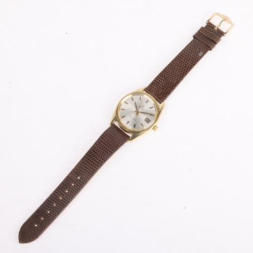 1006 - OMEGA - a gold plated stainless steel Seamaster automatic calendar wristwatch, ref. 166.067, circa 1... 