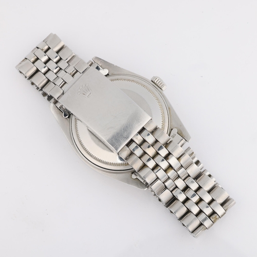 1009 - ROLEX - a Vintage stainless steel Oyster Perpetual Datejust automatic calendar bracelet watch, ref. ... 