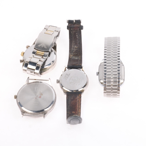 1078 - 4 wristwatches, including Rotary Avenger, Emporio Armani, etc (4)