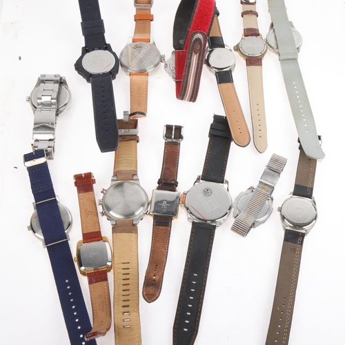 1079 - A quantity of wristwatches, including Oris, Pajot, Timex, Invicta, etc