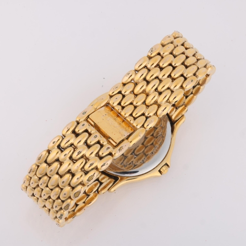 1093 - RAYMOND WEIL - a gold plated stainless steel Chorus quartz calendar bracelet watch, ref. 5568, circa... 