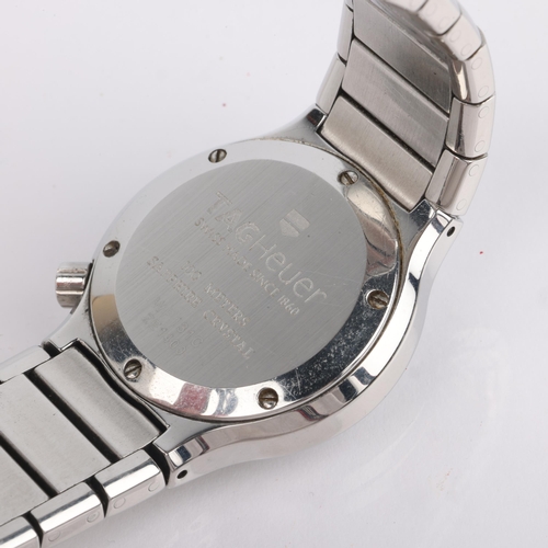 1094 - TAG HEUER - a lady's stainless steel Alter Ego quartz bracelet watch, ref. WP131C, circa 2001, purpl... 