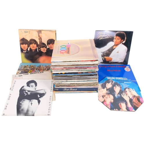 168 - A quantity of vinyl LP records, various genres and eras, to including The Beatles, Help, Beatles For... 