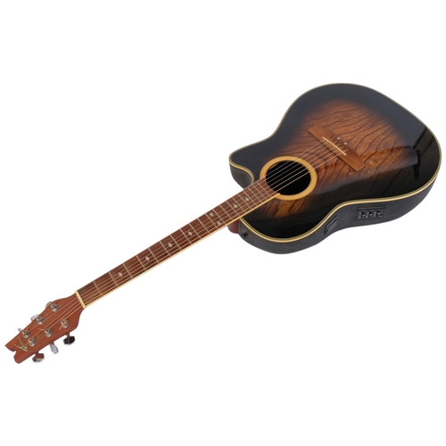 176 - An Applause by Ovation model no. AE136 6-string electric acoustic guitar, serial no. 551026