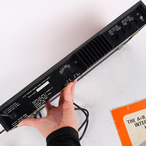 179 - VINTAGE HI-FI - An A & R Cambridge A60 stereo amplifier, in original box, with instruction manual an... 