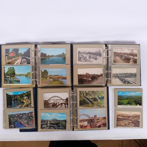 75 - 3 albums of postcards, mainly bridges