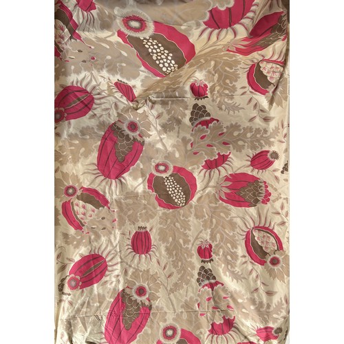 150 - MICHAEL SZELL by CHRISTOPHER FARR CLOTH - a roll of hand printed silk 'Carnival' pattern fabric, a r... 