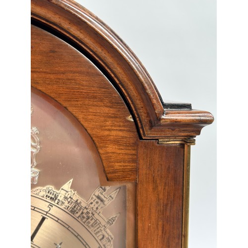 14 - The Garrard Silver Jubilee clock, designed and manufactured exclusively for Garrard, by F W Elliott ... 