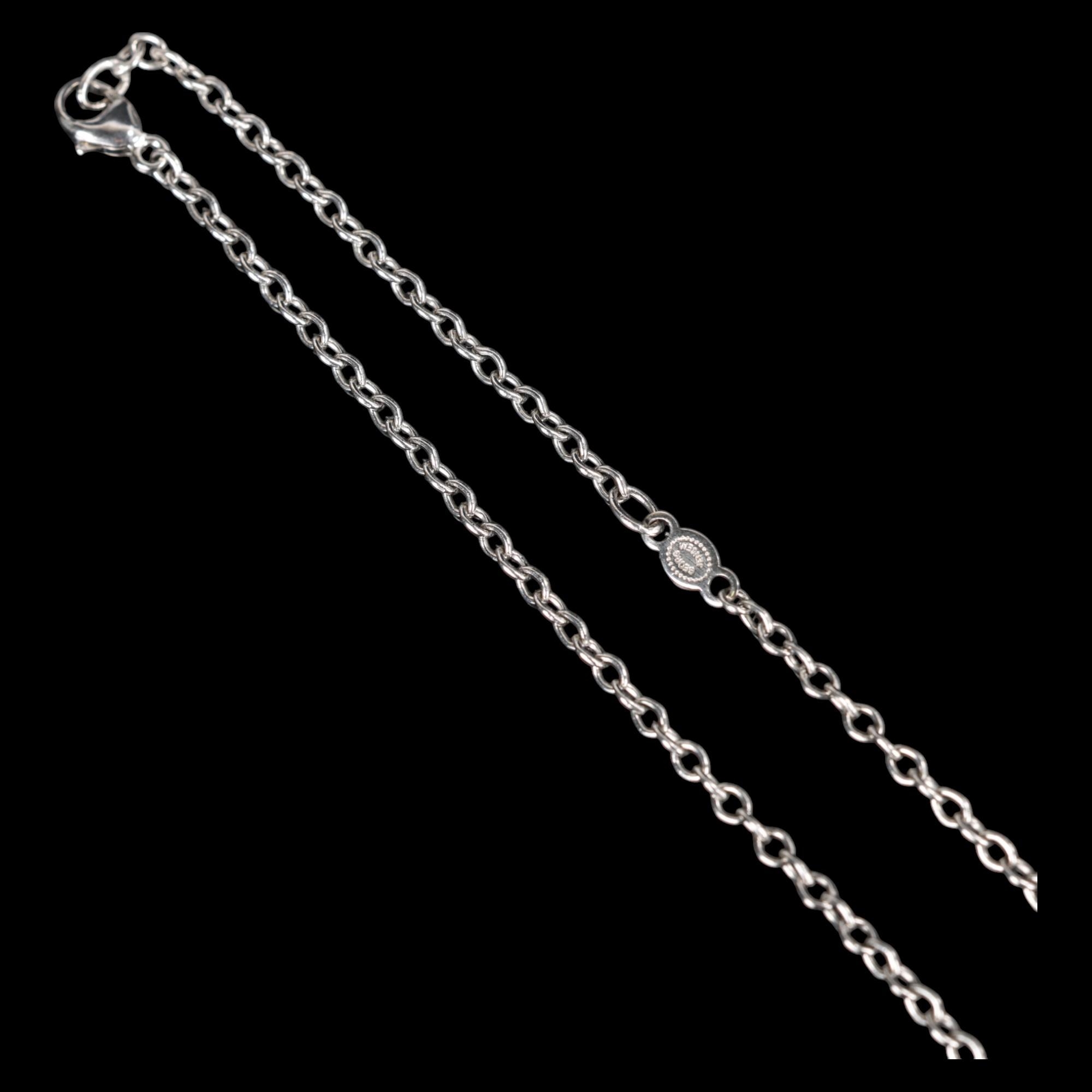 GEORG JENSEN - a long Danish sterling silver cable link GEORG JENSEN - a long Danish sterling silver cable link