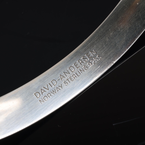 DAVID ANDERSEN - a Norwegian modernist sterling silver torque