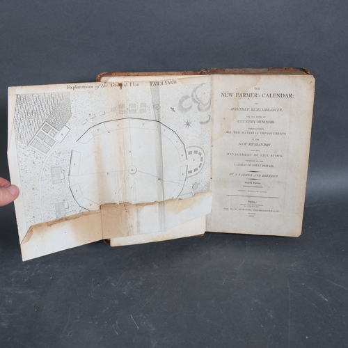 The New Farmers Calendar Or Monthly Remembrancer 1802. Stamp of The ...