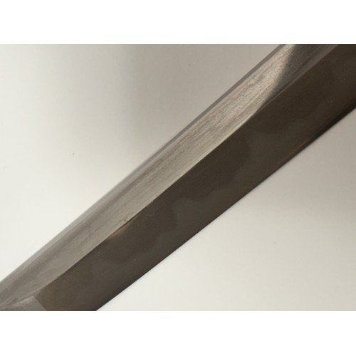 324 - A Japanese Second World War Period Katana sword, Tang signed Kane Mitsu dated 1943, blade has been r... 